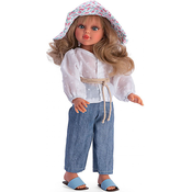 Lutka Asi - Sabrina, sa trapericama i bijelom bluzom, 40 cm