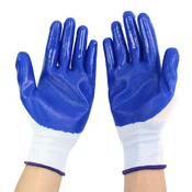 Aidier Radne rukavice CW758755, 10 pari, Plavo-bele