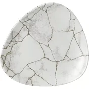 CHURCHILL Kintsugi siv aglomerat plitev krožnik, o: 192 mm (12 kos)