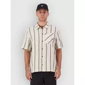 Mons Royale At Merino Tech Tee bone stripe