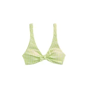 Next Bikini zgornji del kivi/svetlo zelena/bela