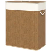 Homestar Košara za perilo 52x32x63 cm rjava