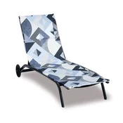 Blazina za ležalnik na plaži - prevleka na zadrgo - 55x195 cm - Geometrija
