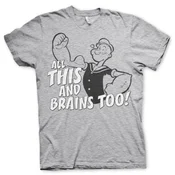 Filmska majica moška - All This And Brains Too - HYBRIS - KF-1-POP013-H53-3