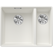 Blanco pomivalno korito SUBLINE 340/160-F InFino SILGRANITE LARGE POOL LEVO, brez nadaljnjega upravljanja. - LEDENIŠKO BELA