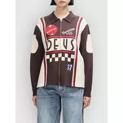 Deus Ex Machina Monte Carlo Knit Cardigan java brown
