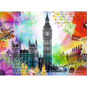 RAVENSBURGER Puzzle Razglednice iz Londona 500 kosov