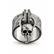 REYTEL Prstan REMORSE — Skull motif srebrna