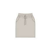 WOMENS SKIRT L-SC-4015 L.Beige