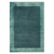 Petrolej zeleni rucno raden tepih od mješavine vune 200x290 cm Ascot – Asiatic Carpets