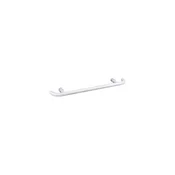 Rucka za vrata 80x4 cm inox/bela