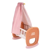 Kolíska s textilným baldachýnom Cradle Soft Baby Nurse Smoby pre 42 cm bábiku od 18 mes SM220391