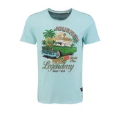 Key Largo Majica KLJOURNEY  modra / mešane barve