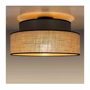Plafonska lampa BOHO 1xE27/60W/230V precnik 40 cm braon/bež