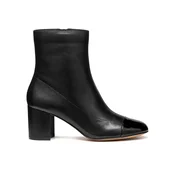 Black Womens Ankle Boots Geox Virnilisa 65 - Ladies