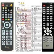 General ECG DVD4517HDMI - compatible General-branded remote control
