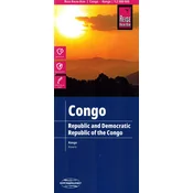 shumee Kongo 1:2.000.000. Vodoodporni cestni zemljevid. Izdaja 2023. Potovalno znanje in izkušnja.