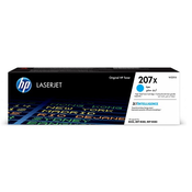 toner HP 207X (W2211X) modra, original