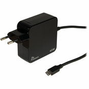 Inter-Tech Argus PD-2065 USB-C 65W PD punjač crni 88882222