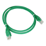 Patch kabel U/UTP kat 6A LSOH 0,25 m zelen ALANTEC