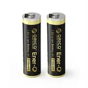 Orico Litijeva baterija AA 1,5 V 2100 mWh USB-C – 2 kos