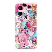 Futrola ULTRA TANKI PRINT CLEAR za Honor 600 Lite SP029