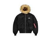 ALPHA INDUSTRIES Zimska jakna 45P črna/bela