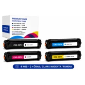 Komplet 4x kompatibilni toner Canon CRG-067H BK/C/M/Y – večja kapaciteta za Canon i-SENSYS LBP631Cw, LBP633Cdw, MF651Cw, MF655Cdw, MF657Cdw