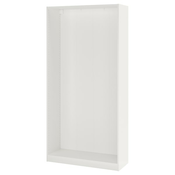 PAX Okvir garderobera, bela, 100x35x201 cm