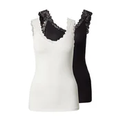 VERO MODA Top VMROSA črna/bela