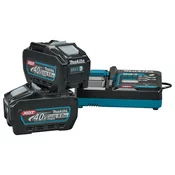 Set akumulatorjev MAKITA XGT (2 x 40V/5,0Ah + DC40RA)
