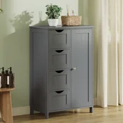 Songmics Kopalniška omarica 30x55x82 cm siva