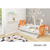 Deciji krevet ACMA VII ANIMALS 160x80 F + dusek 7 cm5