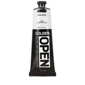GOLDEN OPEN Akrilna barva s počasnim sušenjem 148 ml - 7010 Črna kostna barva
