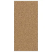 Vidaxl Doormat Drugo Krema in črna 120 x 250 cm Poliamid in PVC