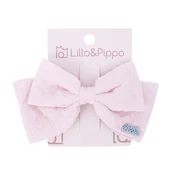Lillo&Pippo, šnalica za kosu mašnica, roze
