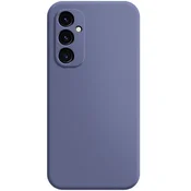 GS Ovitek za Samsung Galaxy A25, Silikonski Lite, temno moder + 9H steklo