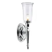 Elstead Lighting Elstead Dryden Stenska svetilka za kopalnico z 1 lučjo, polirani krom, IP44, G9, (22099084)