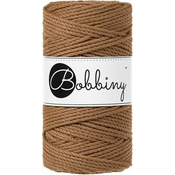 Bobbiny 3PLY Macrame Rope 3 mm Karamela Vrvica