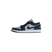 Jordan Nizke superge AIR JORDAN 1 mornarska / bela