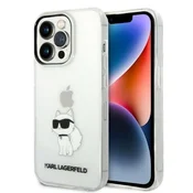Karl Lagerfeld Ikonik Choupette ovitek za iPhone 14 Pro Max 6.7 - prozoren
