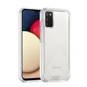 Overboard Ovitek za Samsung Galaxy A02S, hibridni z zaščito pred padci, prozoren
