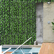 Outsunny Outsunny Umetna zimzelena sintetična umetna živa meja 1 × 3 m balkonska vrtna ograja, (20755472)