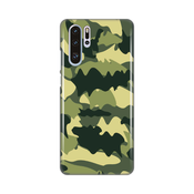 Silikonska maska za Huawei P30 Pro Army Print Skin maslinasta