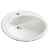 Creavit AQUALINE Keramično Vgradno Umyvadlo, 58x46cm, Bela