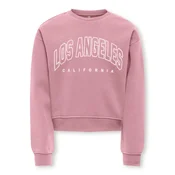 KIDS ONLY GIRL Majica Sweatshirt KOGSWEAT LS CREW staro roza