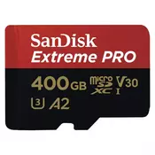 Sandisk EXTREME PRO UHS-I 400 GB memory card MicroSDXC Class 10, SDSQXCZ-400G-GN6MA