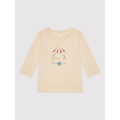 United Colors Of Benetton Bluza 3ATNA1018 Bež Regular Fit