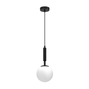 Luster na sajli SPIRA 1xE14/15W/230V crni