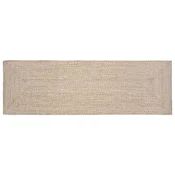 Tepisi za podrucja Prirodna i bijela 80 x 200 cm Juta